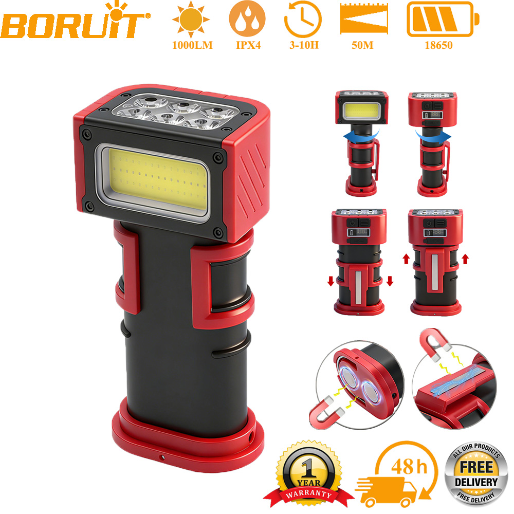 BORUiT COB LED Work Light 1000 - Fishing Light recension och pris