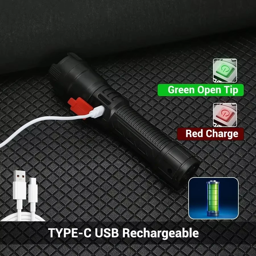 High Strong Power Led Flashlig - Fishing Light recension och pris