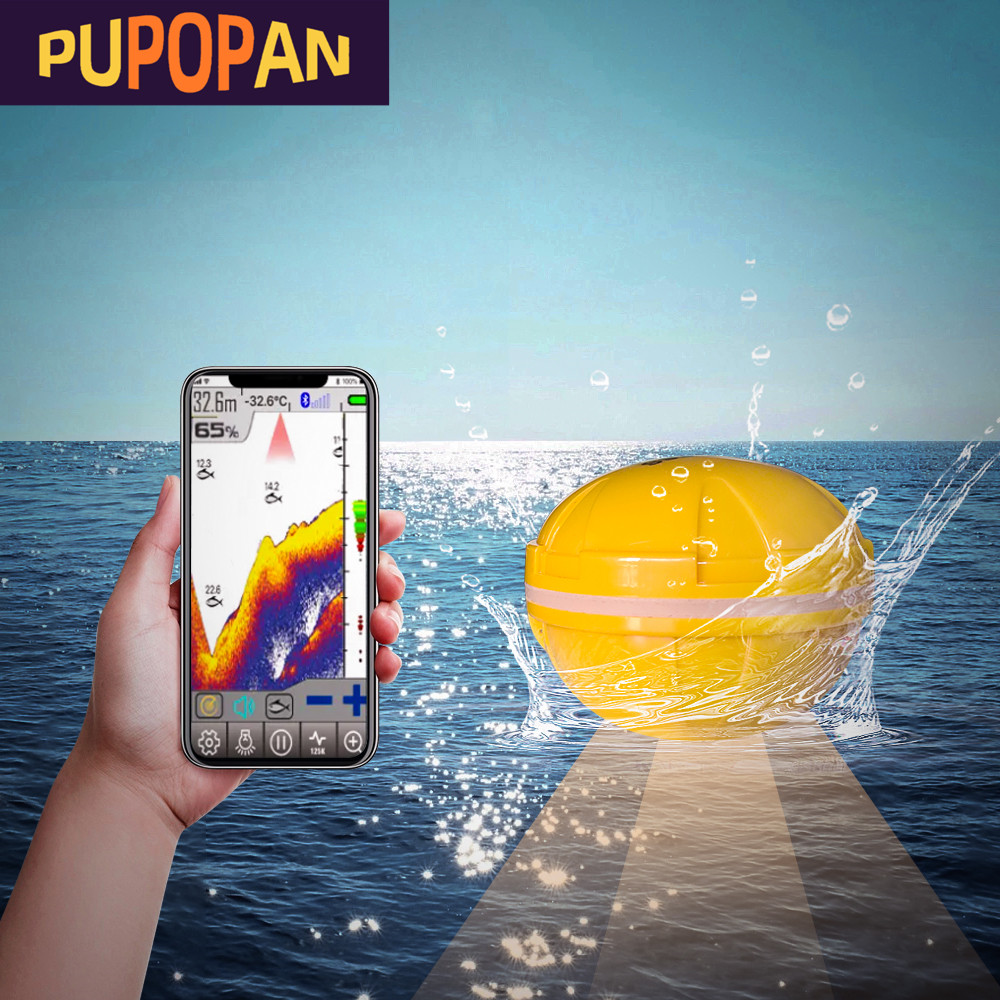 PUPOPAN 100M Brand New Smart P - Fish Finder Transducer recension och pris