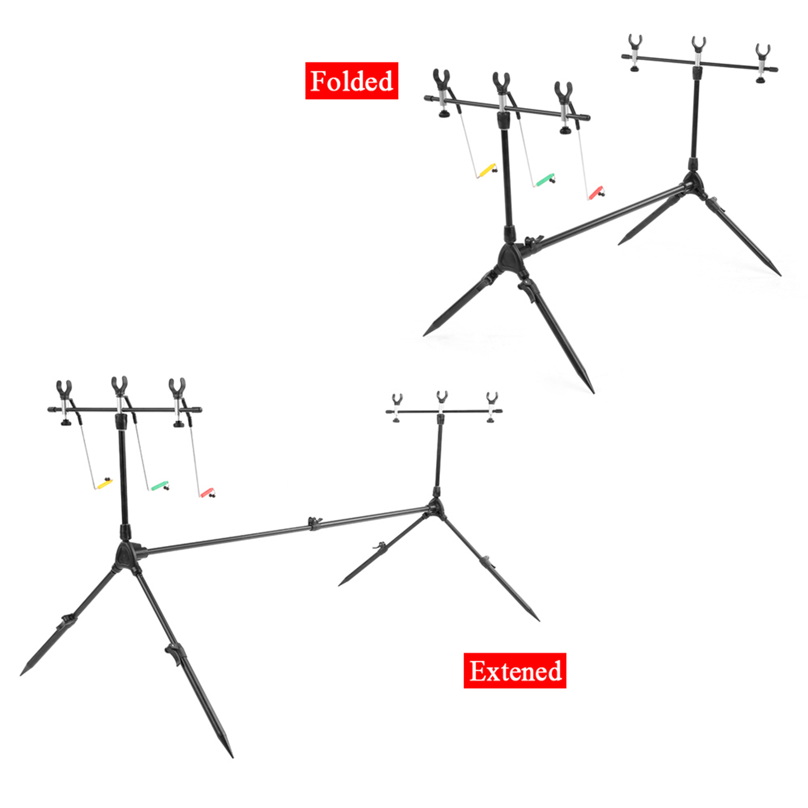 Lixada 3-in-1 Fishing Rod Pod  - Bite Indicator recension och pris