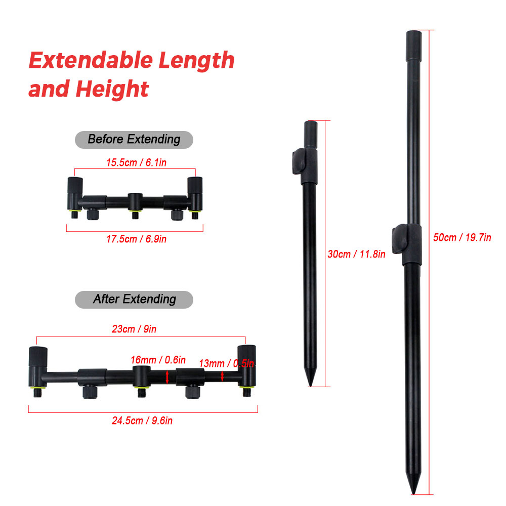 Coonor Fishing Pole Holder Ext - Bite Indicator recension och pris